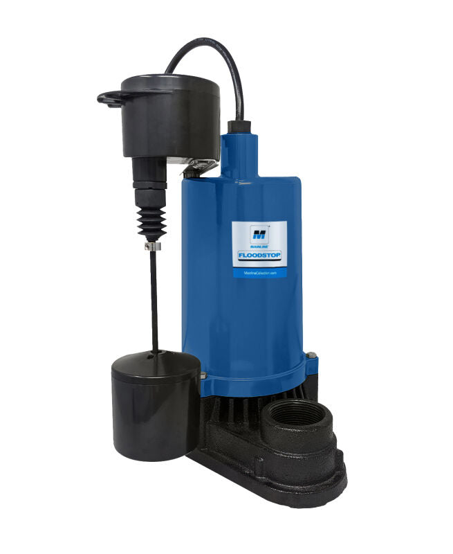 1/2HP Sump Pump w/ 10FT Cord and Vertical Float Switch