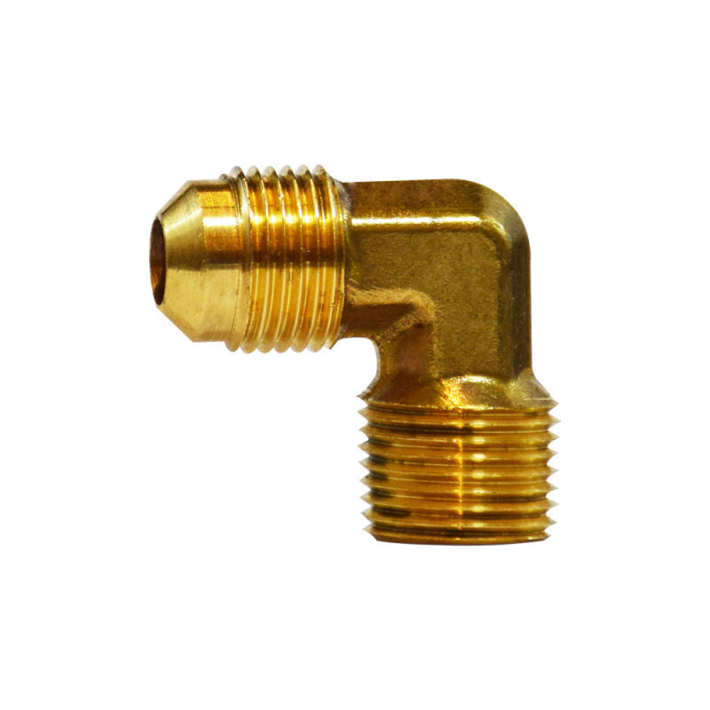 3/8" x 1/8" Flare Brass Male Elbow 90