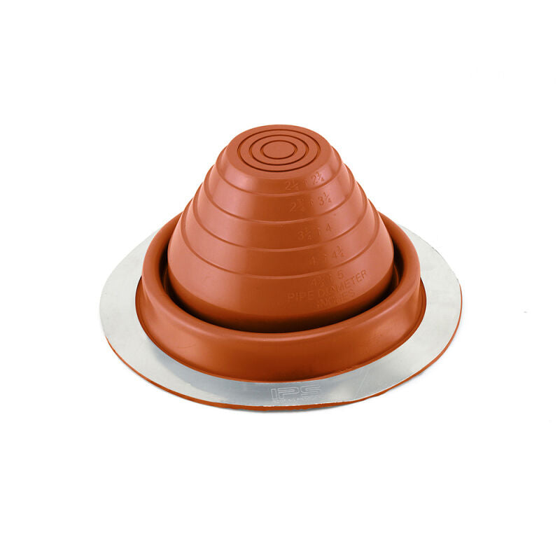 0" to 5" Silicone Round Base Metal Roof Flashing