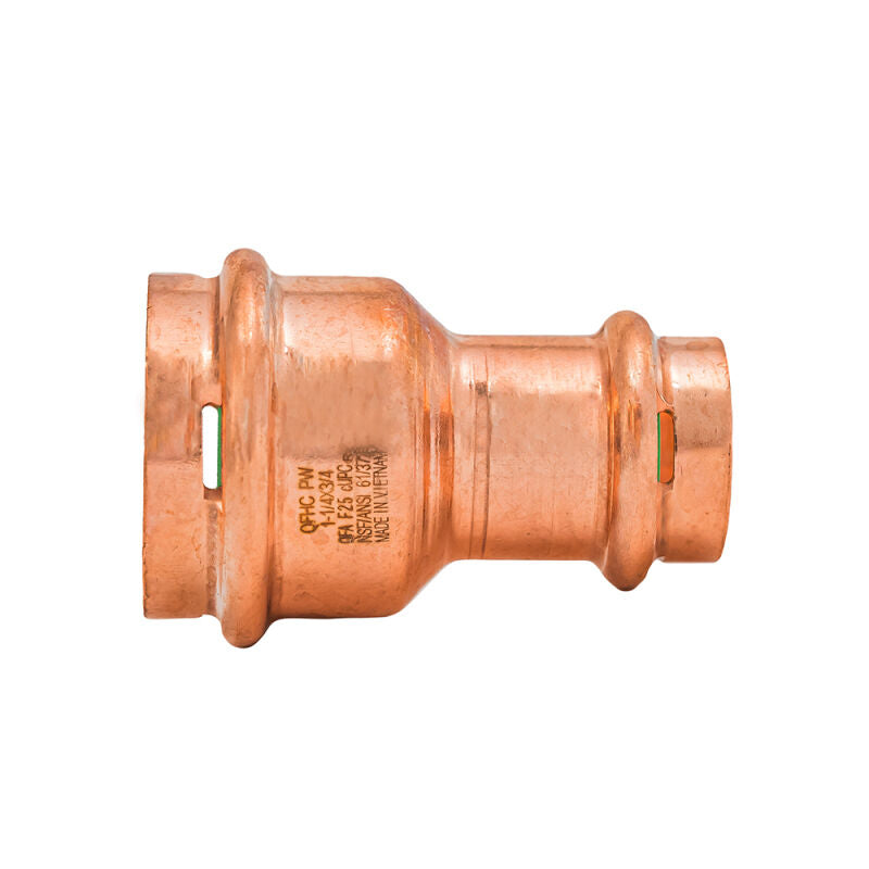 1-1/4" x 3/4" SurePress Copper Reducing Coupling