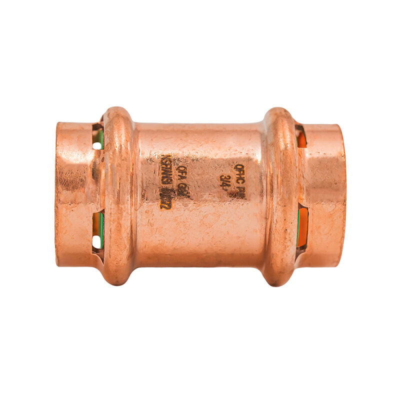 3/4" SurePress Copper Coupling Less Stop