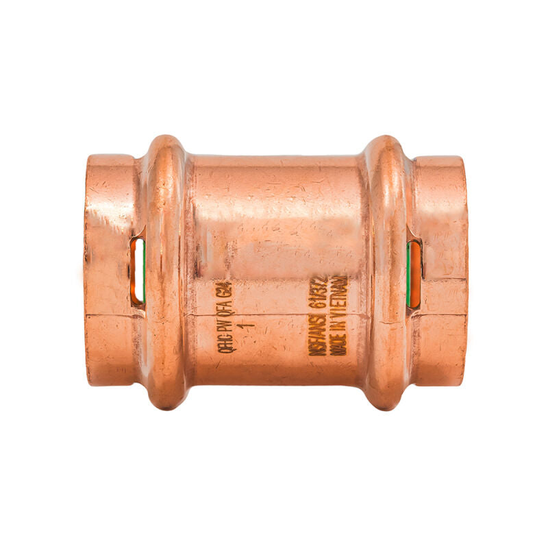 1" SurePress Copper Coupling Less Stop