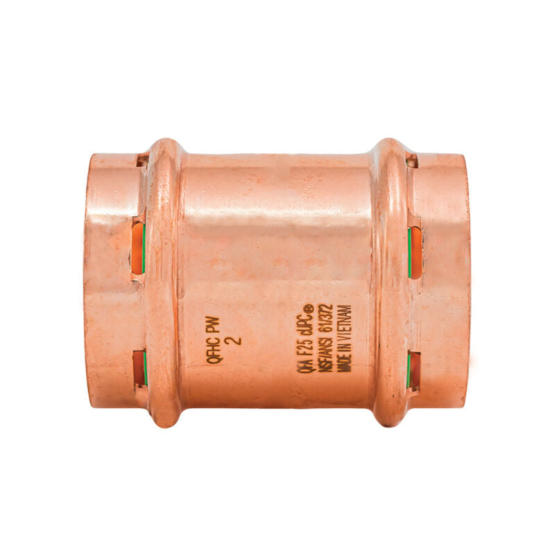 2" SurePress Copper Coupling Less Stop