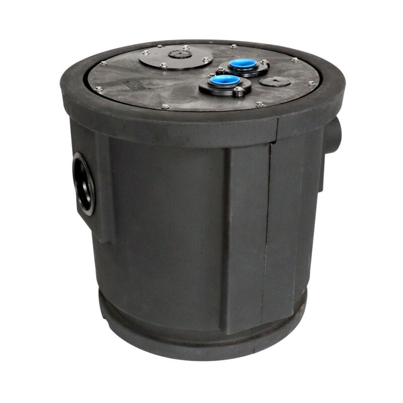 Grinder Pump Kit w/ 1HP Pump, Tethered Float, 20FT Piggyback Cord in 24X24 Basin