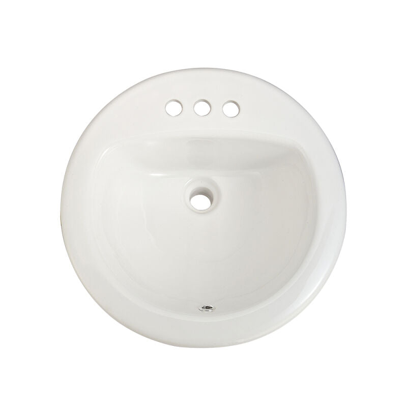Oxford 19-1/2" Round Drop-In Lavatory