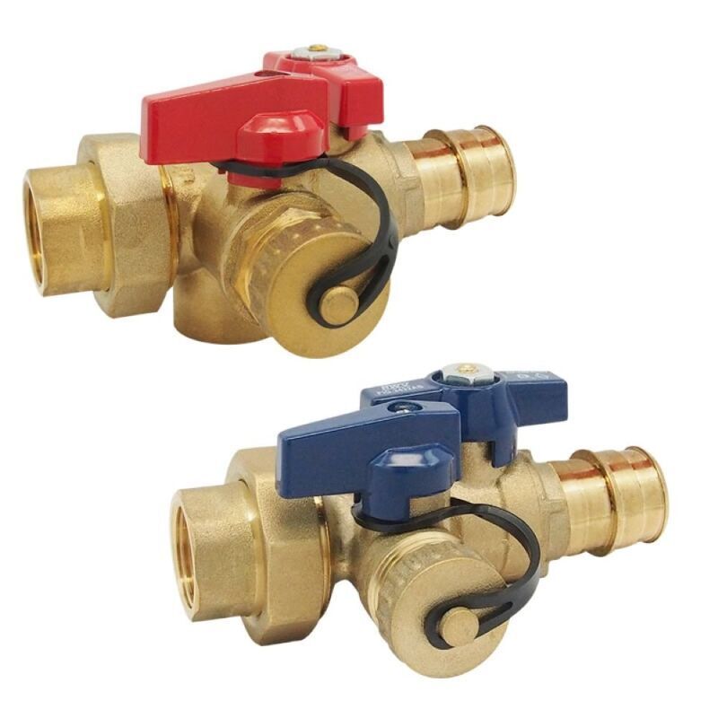 3/4" Lead Free* Tankless Water Heater Valve Kit, FIP x PEX 1960
