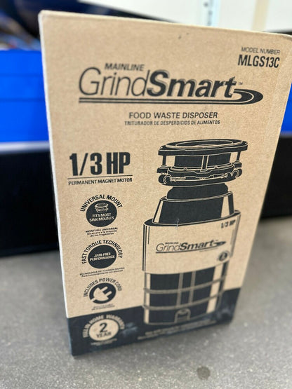 GrindSmart® 1/3 HP Disposer with Powercord