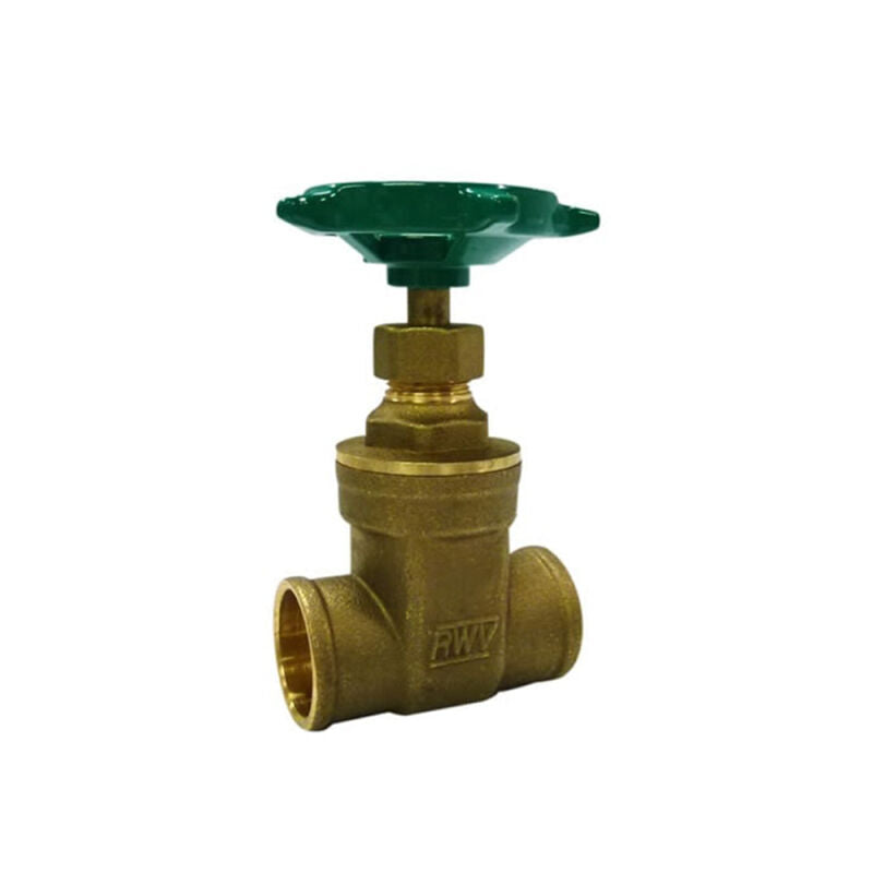 1/2" Brass Economy Gate Valves - Sweat