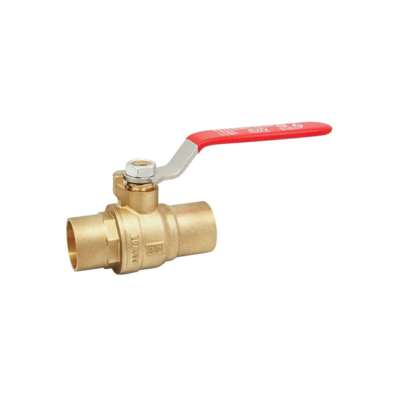 1-1/4" Lead Free* Brass Economy 2-Piece Full Port Ball Valves - Sweat