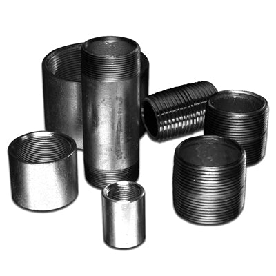 2" X 48" Black Steel Precut Pipe Nipples