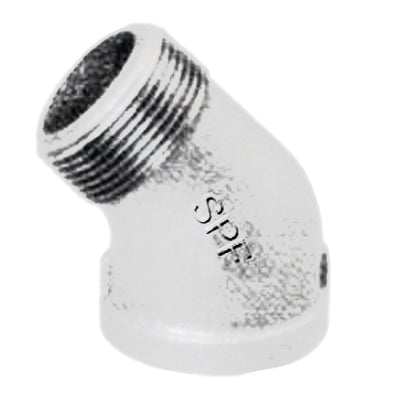 1" 45 Degree Galvanized Malleable Iron Street Elbows