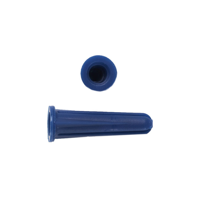 #10  1" Blue Conical Plastic Anchor (Jar)