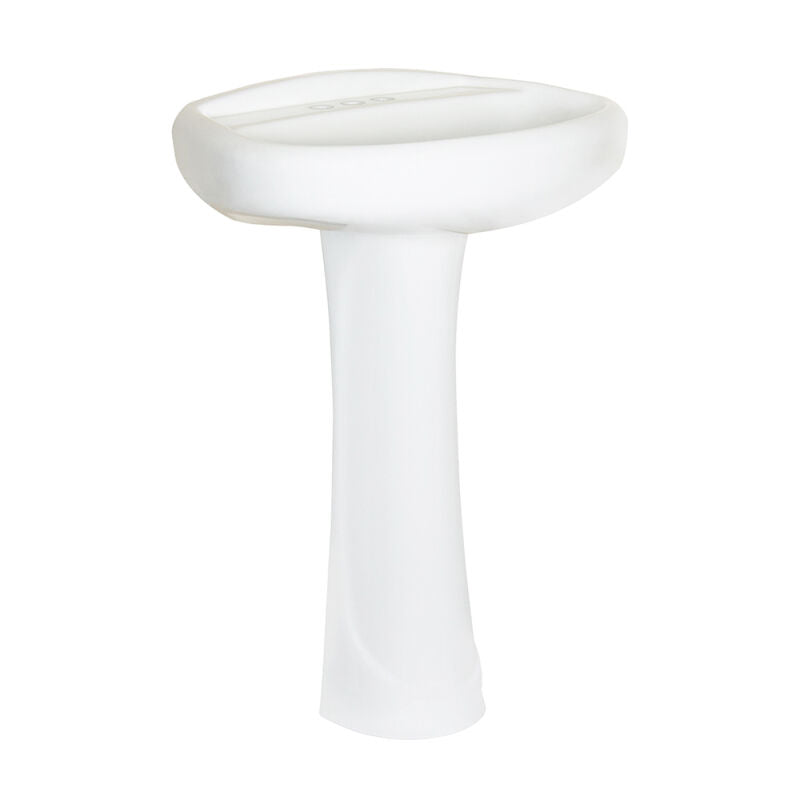 Petite Basin Only for Pedestal Lavatory - White