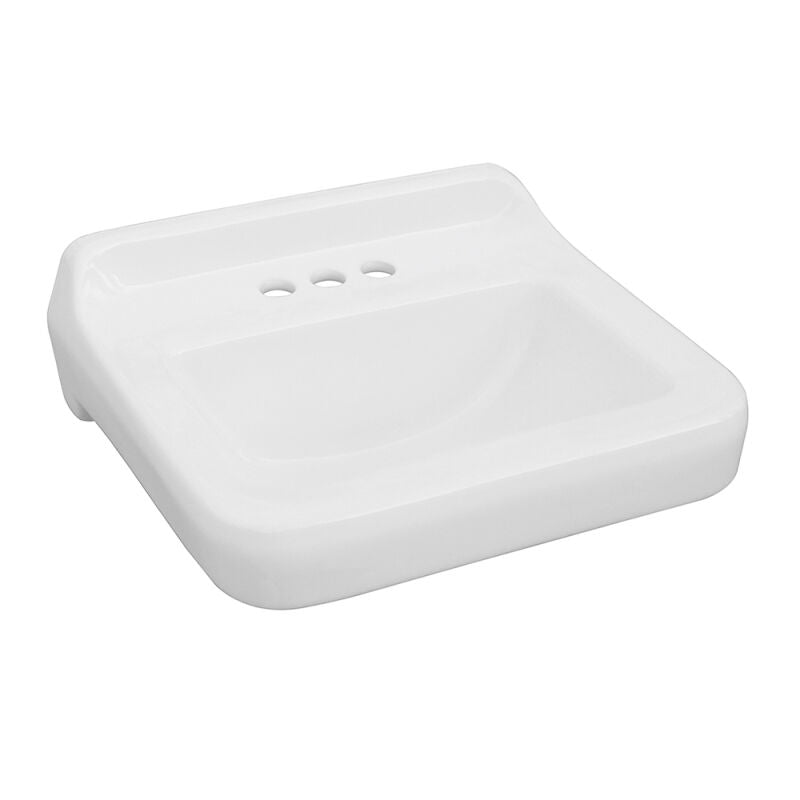 ADA Wall-Mount Lavatory, Large - White