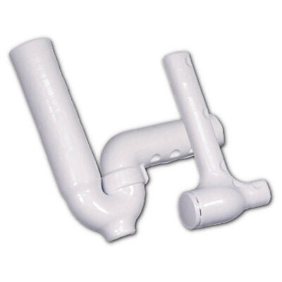 One P-trap Cover, One Angle Valve & Supply Cover - White