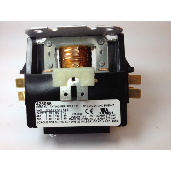 Contactor - 30A 1-Pole (24V coil)