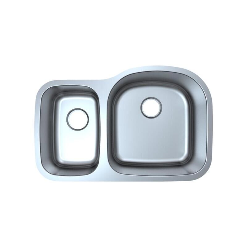 31-1/2" X 20-1/2" Double Bowl Undermount