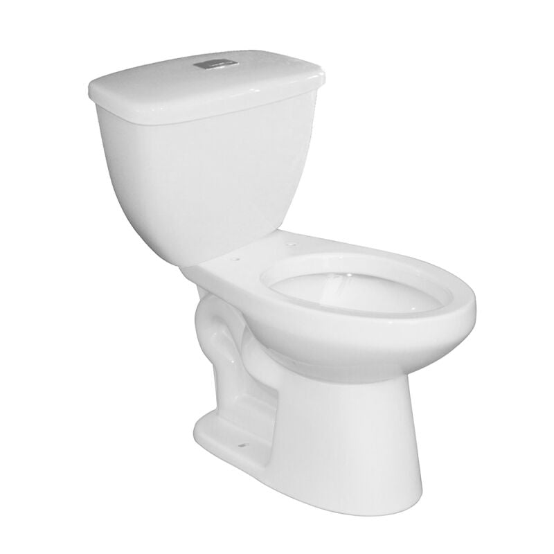 1.1/1.6 Dual Flush Series Elongated, Two-Piece, Standard Height, 12" Toilet Combination, Top Flush - White