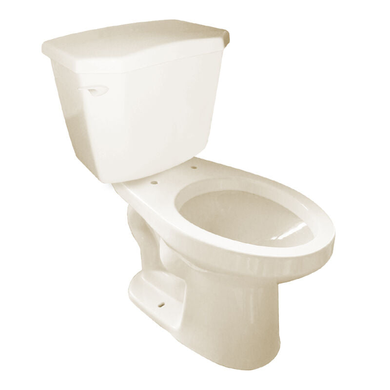 1.6 Designer Series Elongated, Two-Piece, Standard Height, 12" Toilet Combination, Left-Hand Flush with Fluidmaster® 400A Ballcock - Biscuit