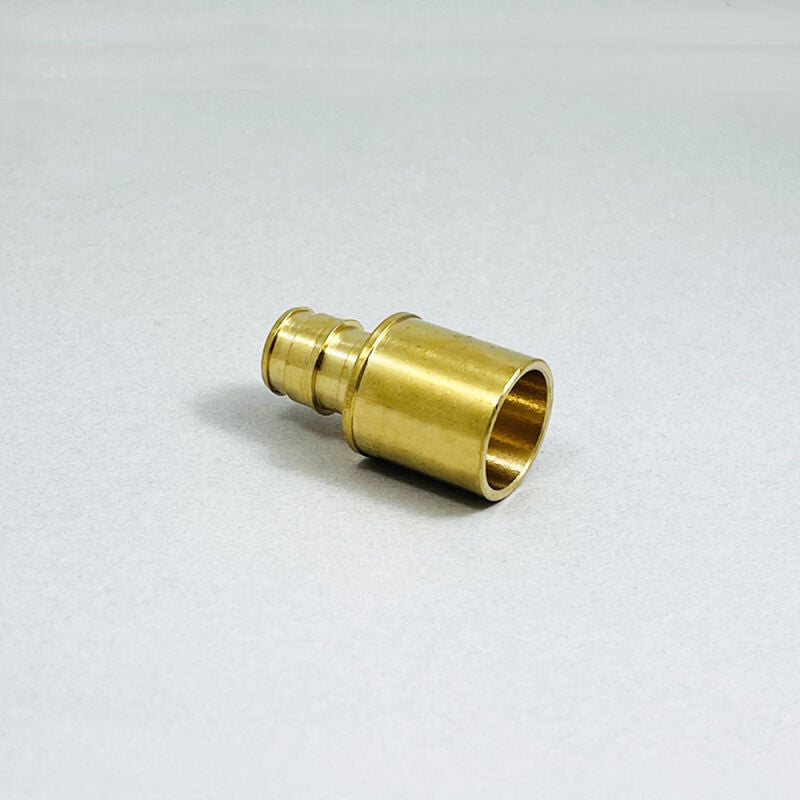 1/2" x 3/4" F1960 x MSWT Brass Cold Expansion Pex Sweat Male Adapter Lead Free