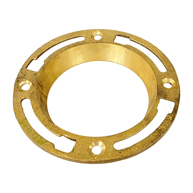 4" Brass Deep Seal Closet Flange Ring