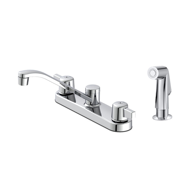 Chelmsford 1.5 GPM Kitchen Faucet Two Handle with Spray