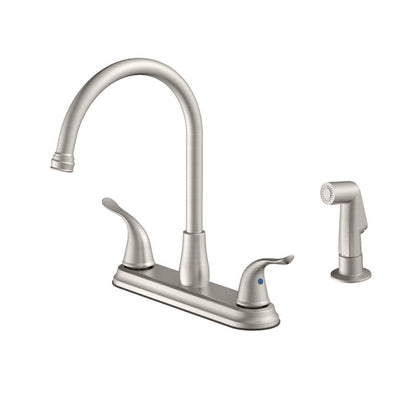 Lisburn 1.5 GPM Kitchen Faucet Two Handle with Spray