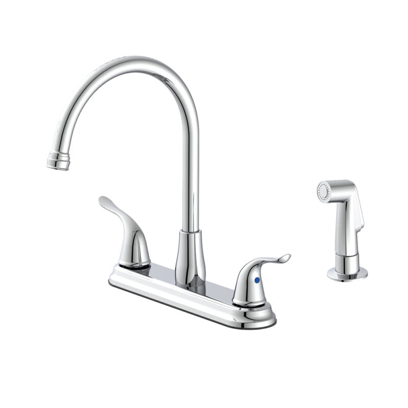 Lisburn 1.5 GPM Kitchen Faucet Two Handle with Spray – Mainline Collection