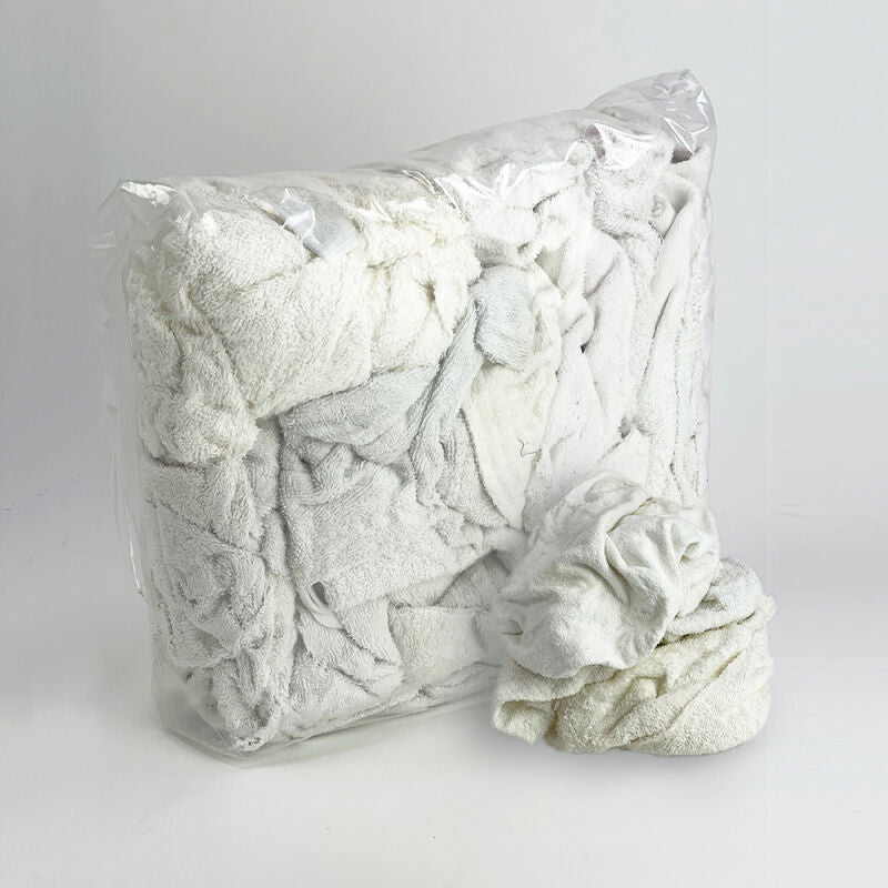 White Terry Towel 2 lb Compressed Bag (20 Per Case)