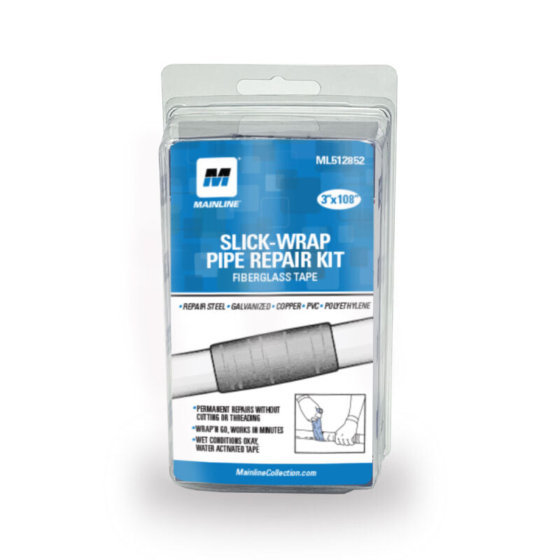 3 x 108 Slick-Wrap Pipe Repair Fiberglass Tape – Mainline Collection