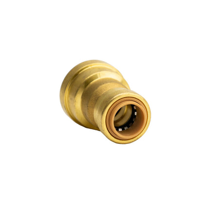 3/4" x 1/2" Push Connect Brass Reducing Couplings