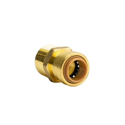 3/4" x 1/2" Push Connect Brass MIP Reducing Adapters