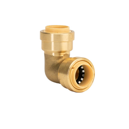 1/2" Push Connect Brass 90 Degree Elbows