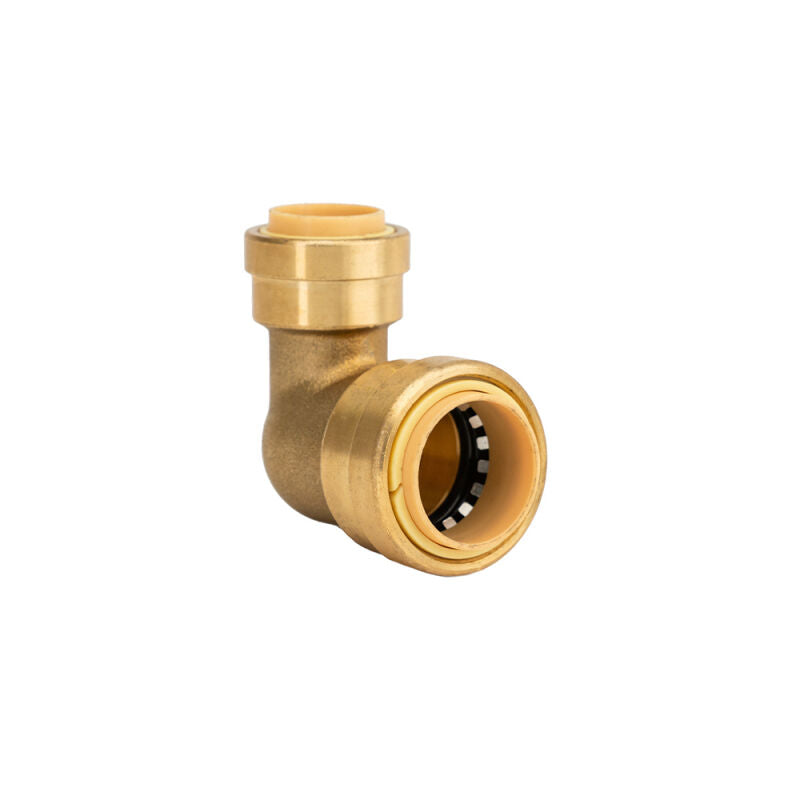 3/4" x 1/2" Push Connect Brass 90 Degree Reducing Elbows