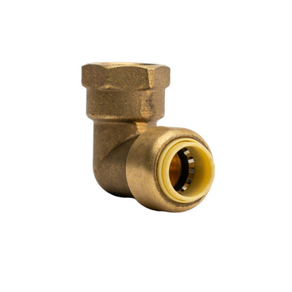 3/8" Push Connect Brass 90 Degree FIP Elbows