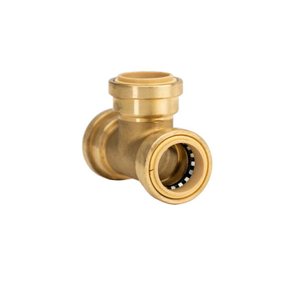 1" Push Connect Brass Tees