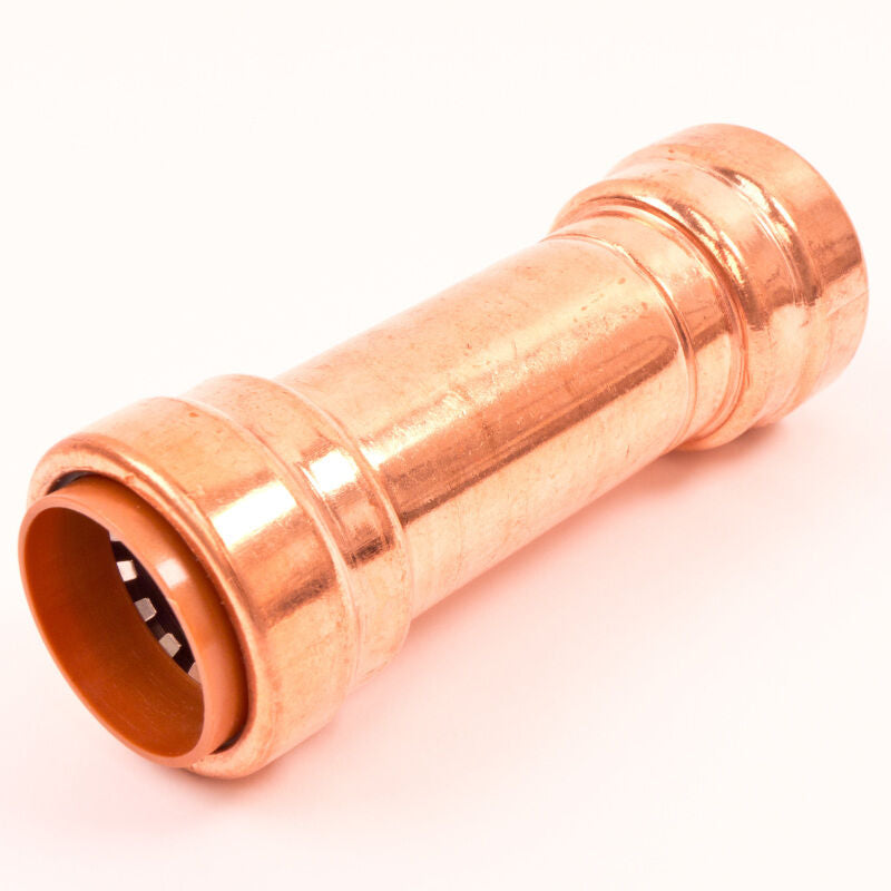 3/4" x 3/4" Push Connect Copper Slip Repair Couplings