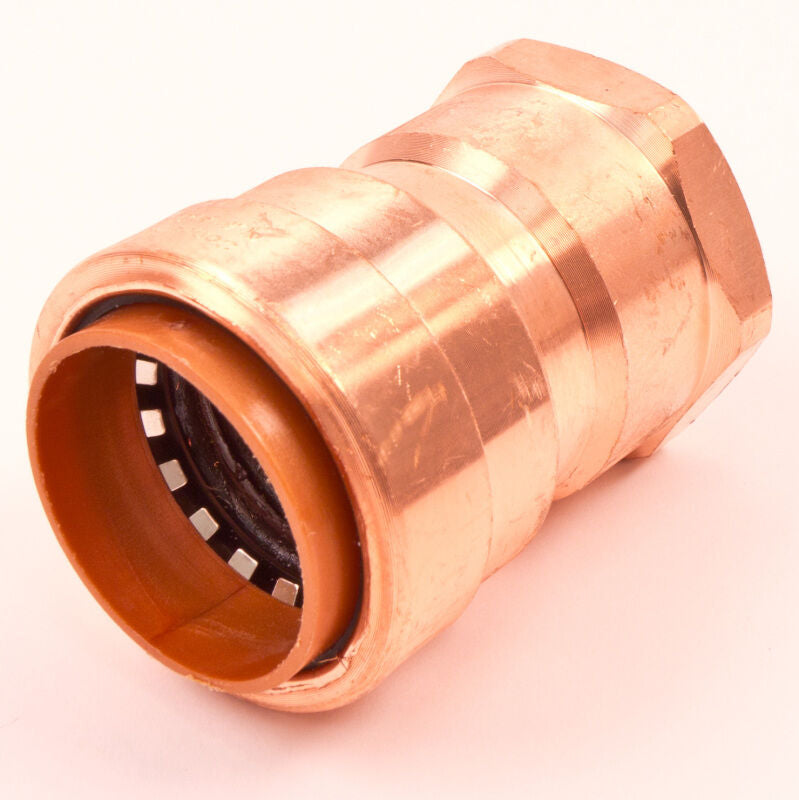 1/2" x 1/2" Push Connect Copper FIP Adapters