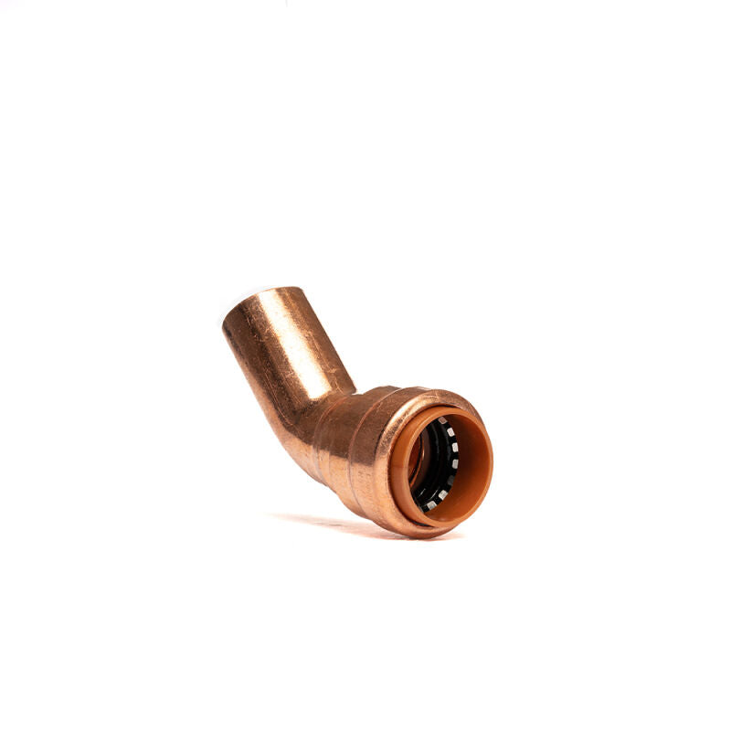 3/4" Push Connect Copper 45 Degree Street Elbow