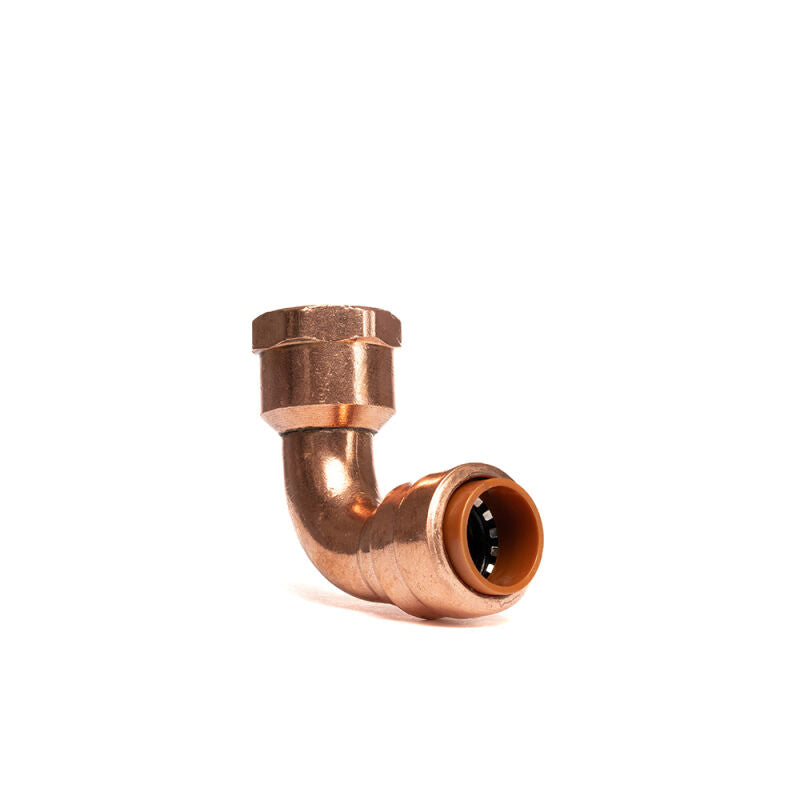 3/4" Push Connect Copper 90 Degree FIP Elbows