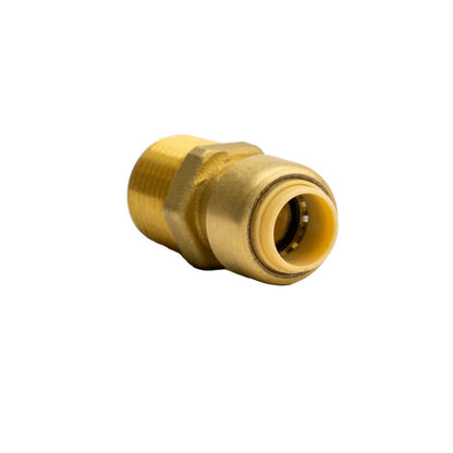 3/8" x 1/2" Push Connect Brass MIP Reducing Adapters