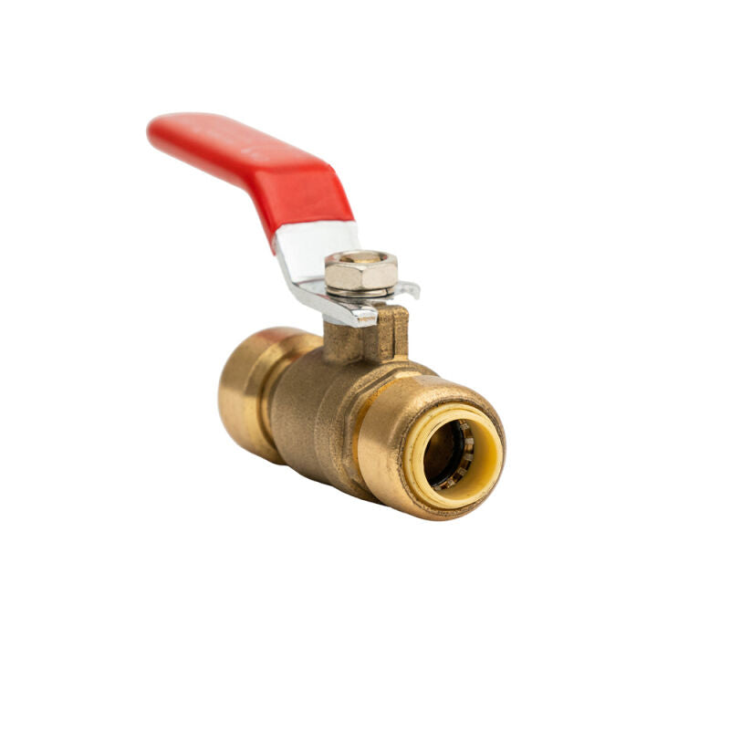 3/8" Push Connect Brass Full Port Ball Valves