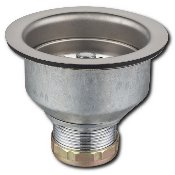 Deep Locking Cup Basket Strainer with Zinc Nuts