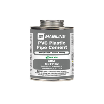 16 oz Gray Heavy Bodied PVC Cement