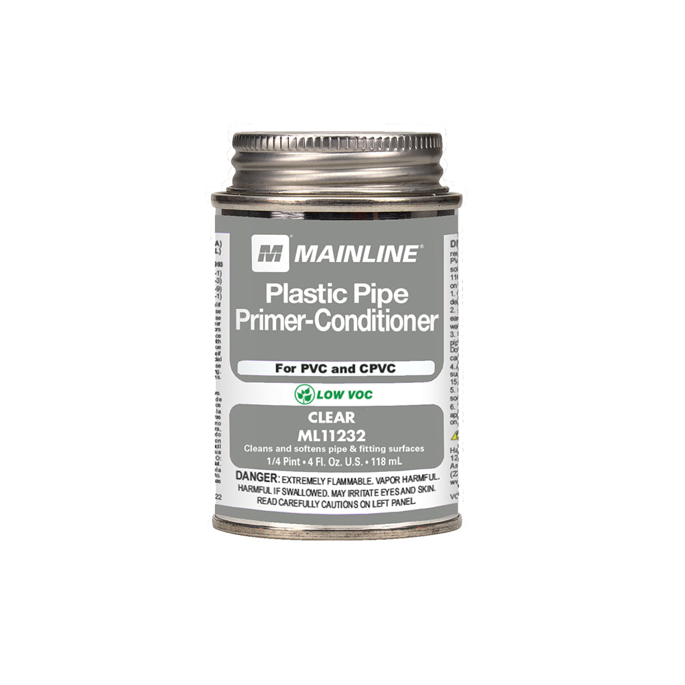 4 oz Clear Primer for PVC and CPVC Cement