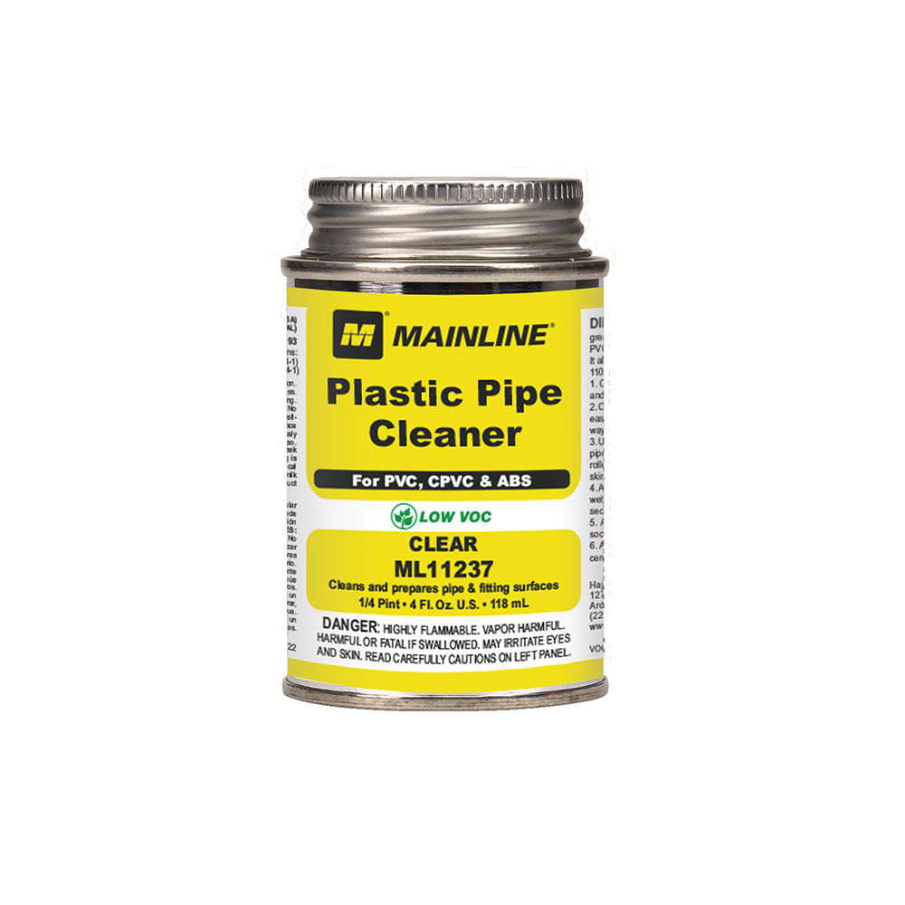 4 oz Clear Cleaner for PVC, CPVC, ABS and Styrene Applications