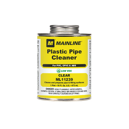 16 oz Clear Cleaner for PVC, CPVC, ABS and Styrene Applications