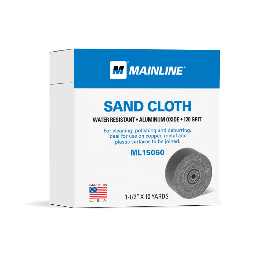 120 Grit Sand Cloth 1-1/2" x 10 Yards