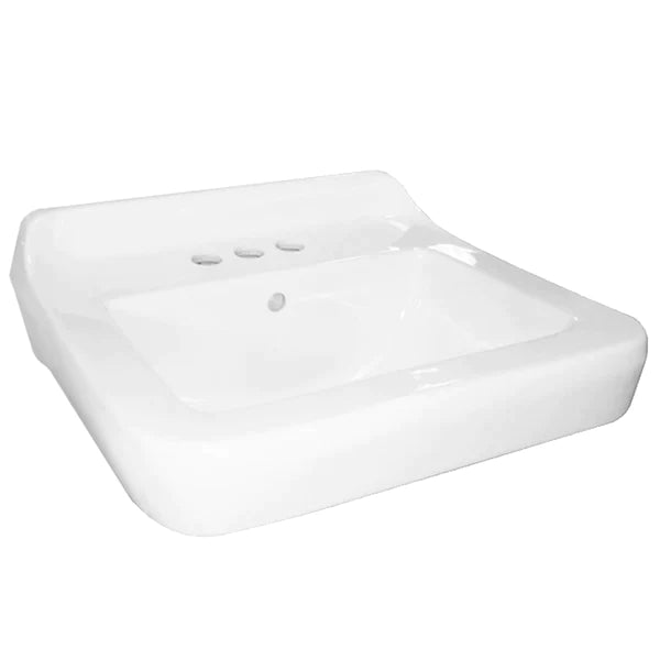 ADA Wall-Mount Lavatory, Large - White